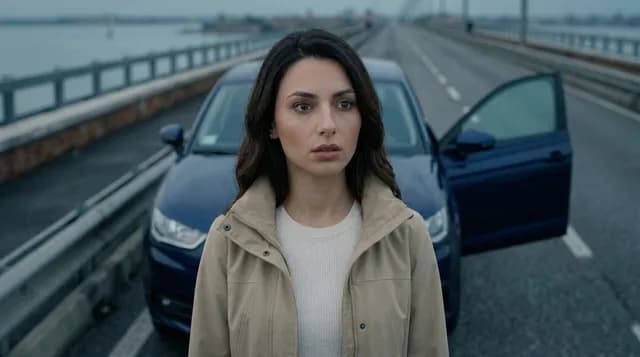 Keyframe · Elena on the bridge